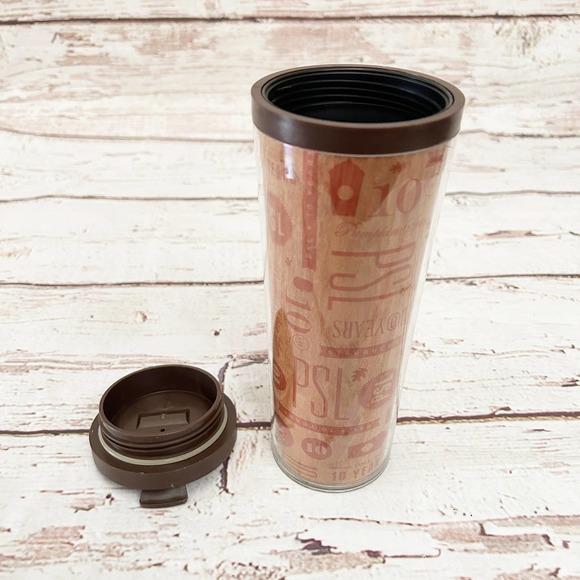STARBUCKS Pumpkin Spice Latte PSL 10 Year Anniversary Travel Tumbler - Picture 7 of 8